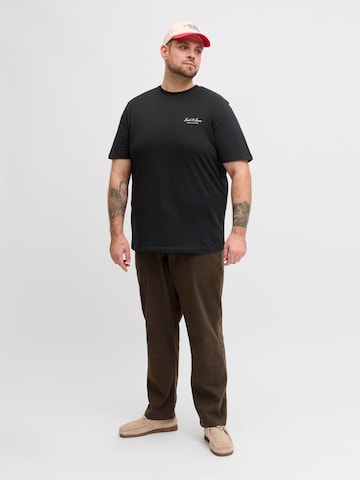 Jack & Jones Plus Μπλουζάκι 'JJEArchive' σε μαύρο