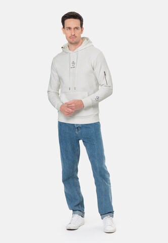 Sweat-shirt 'KLMEMBERSHIP' Key Largo en beige