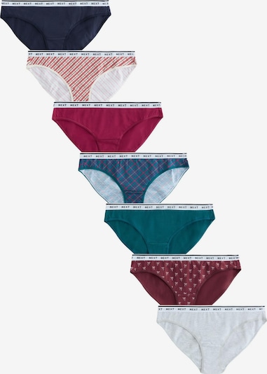 Next Slip veličine XXS u morsko plava / tirkiz / siva melange / magenta / crvena / burgund / vuneno bijela, Pregled proizvoda