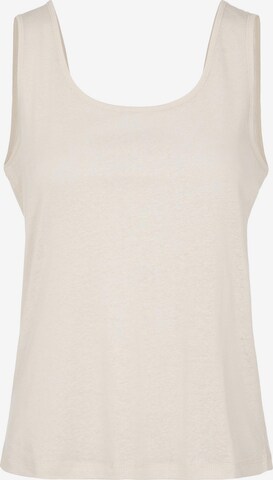 Top 'Phoebe' di PIECES in beige: frontale
