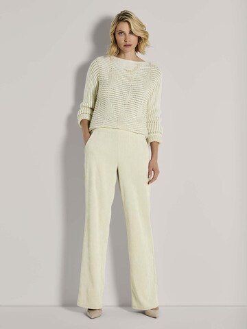 MADELEINE Wide leg Broek in Wit