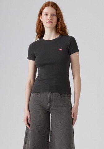 LEVI'S ® T-Shirt '2 Pack Crewneck Tee' in Schwarz: Vorderseite