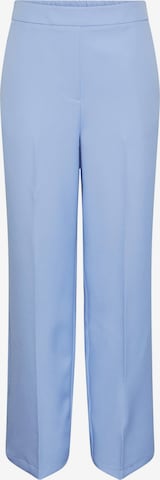 Pantaloni con piega frontale 'NEVA' di PIECES in blu: frontale