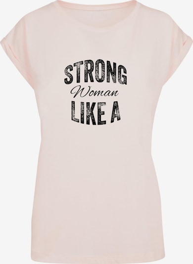 Maglietta 'WD - Strong Like A Woman' Merchcode di colore rosa chiaro / nero, Visualizzazione prodotti