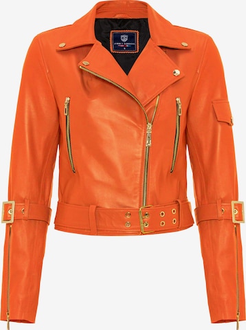 Jimmy Sanders Демисезонная куртка в Оранжевый: спереди