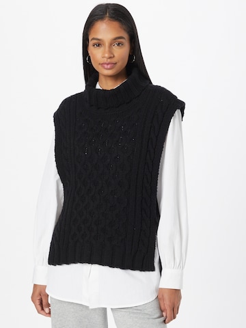 MSCH COPENHAGEN Sweter 'Latifa' w kolorze czarny: przód