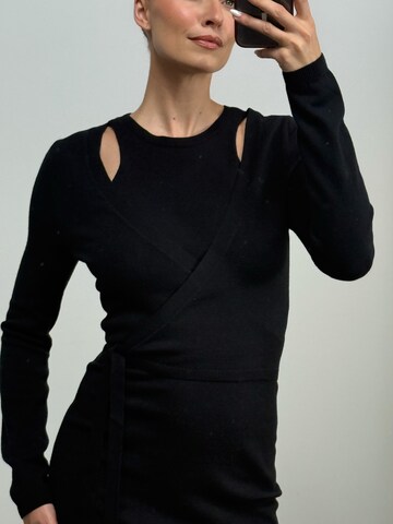 LeGer by Lena Gercke Strikkjole 'Rosalina' i sort
