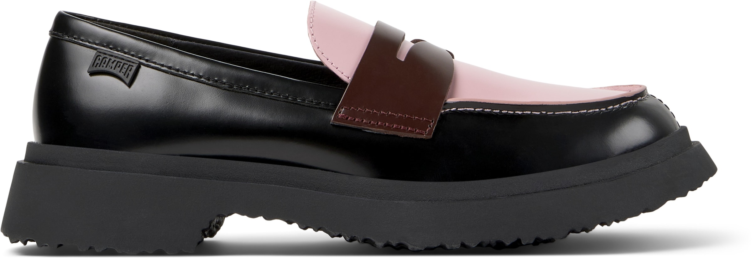 CAMPER - Mocassins 'Walden Twins' em preto
