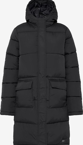 Cappotto invernale ' OXMINNA LONG ' di Oxmo in nero: frontale