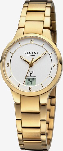 REGENT Analog Watch in Gold: front