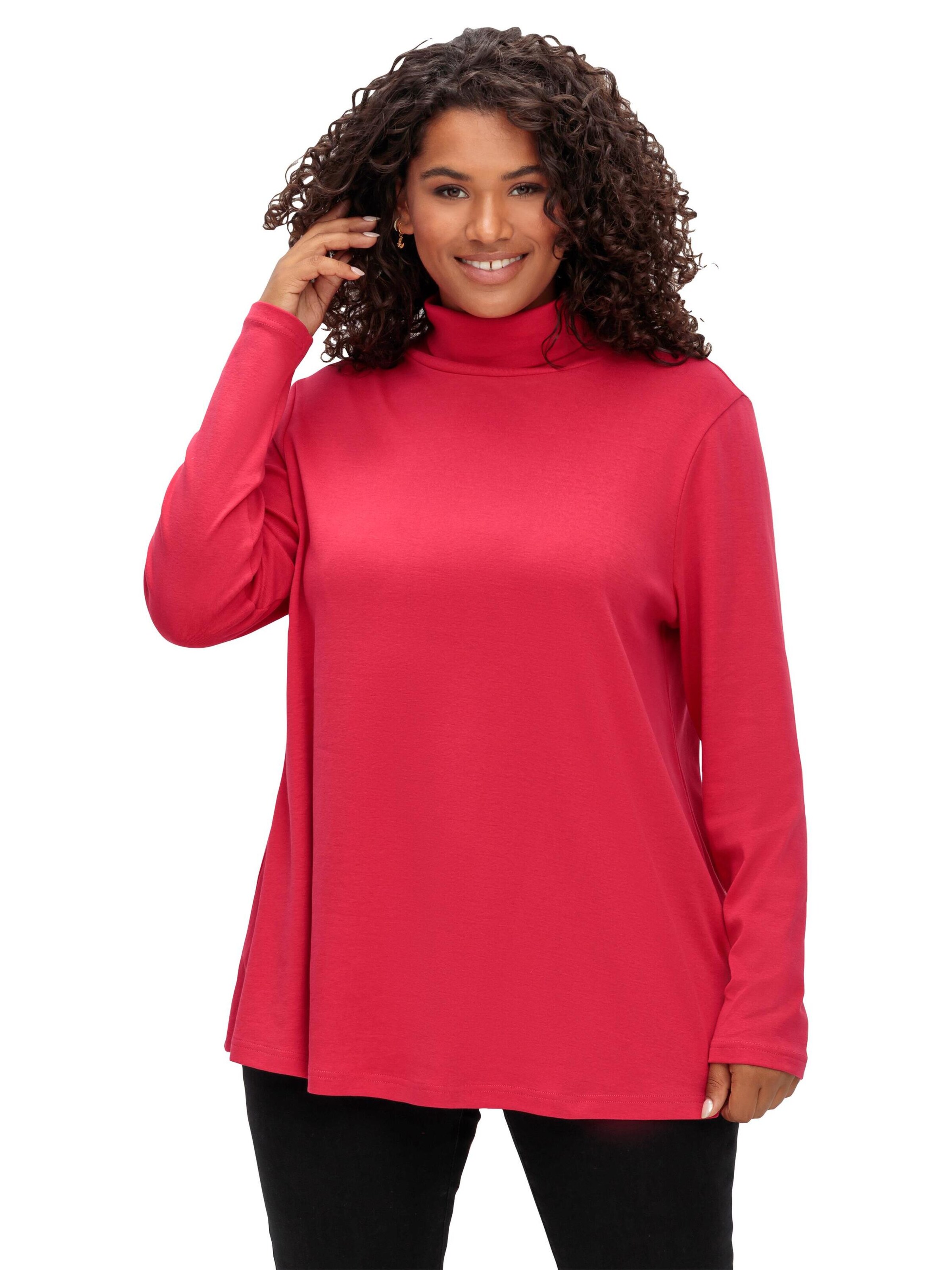 SHEEGO Shirt in Roze: voorkant