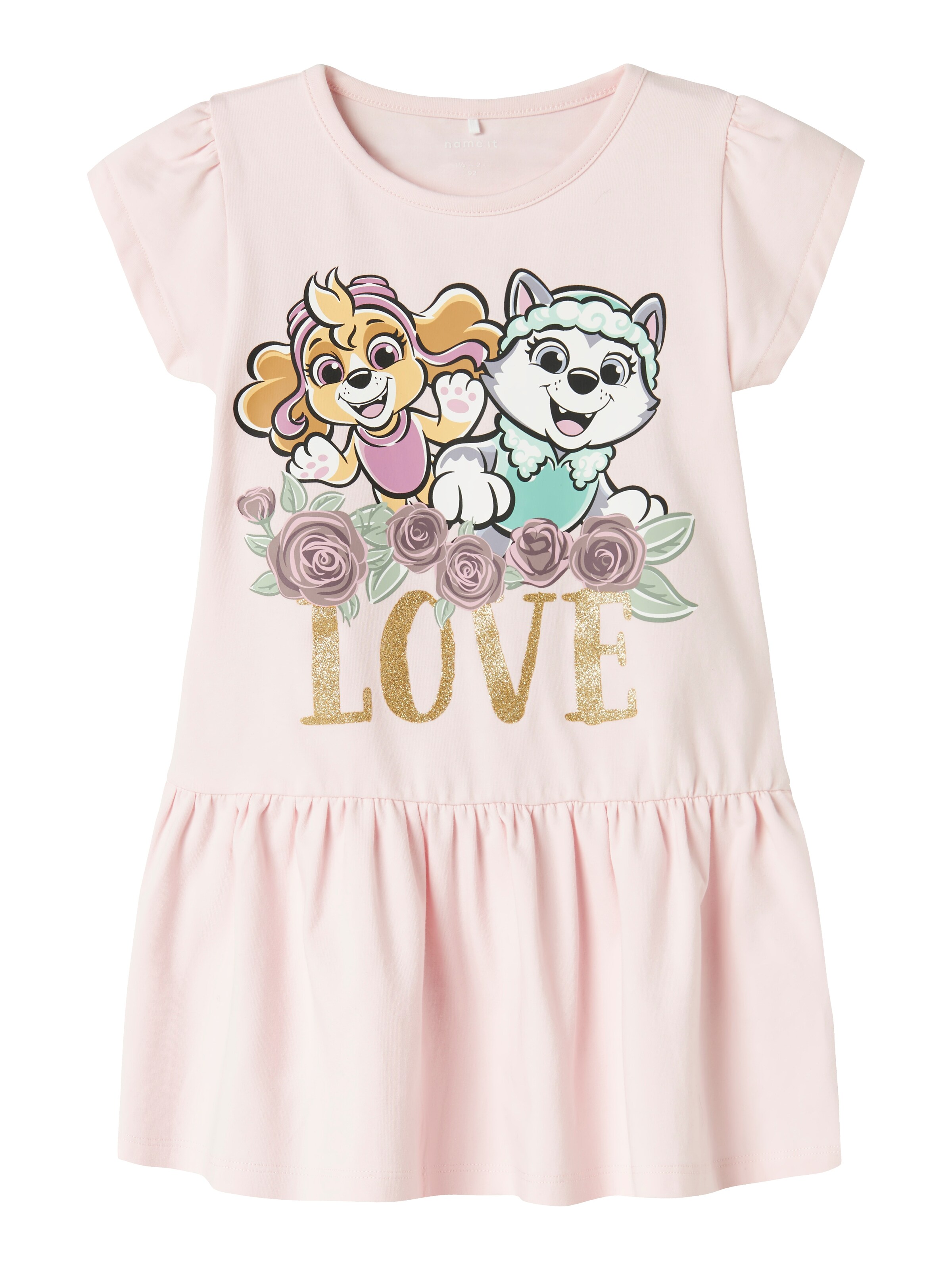 NAME IT Obleka | roza barva: sprednja stran