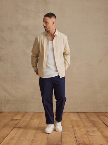 DAN FOX APPAREL Regular fit Overhemd in Beige