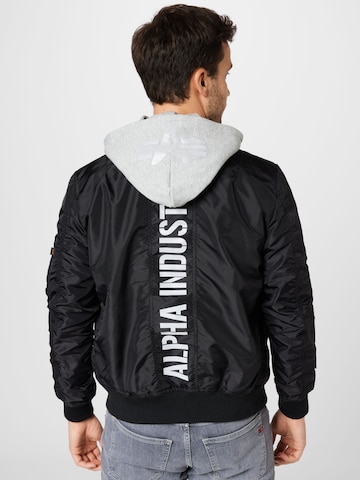 Giacca di mezza stagione di ALPHA INDUSTRIES in nero