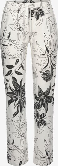 LASCANA Pidžama hlače u ecru/prljavo bijela / crna, Pregled proizvoda