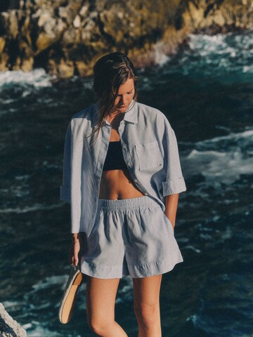 Pantalons de tailleur The Set en bleu