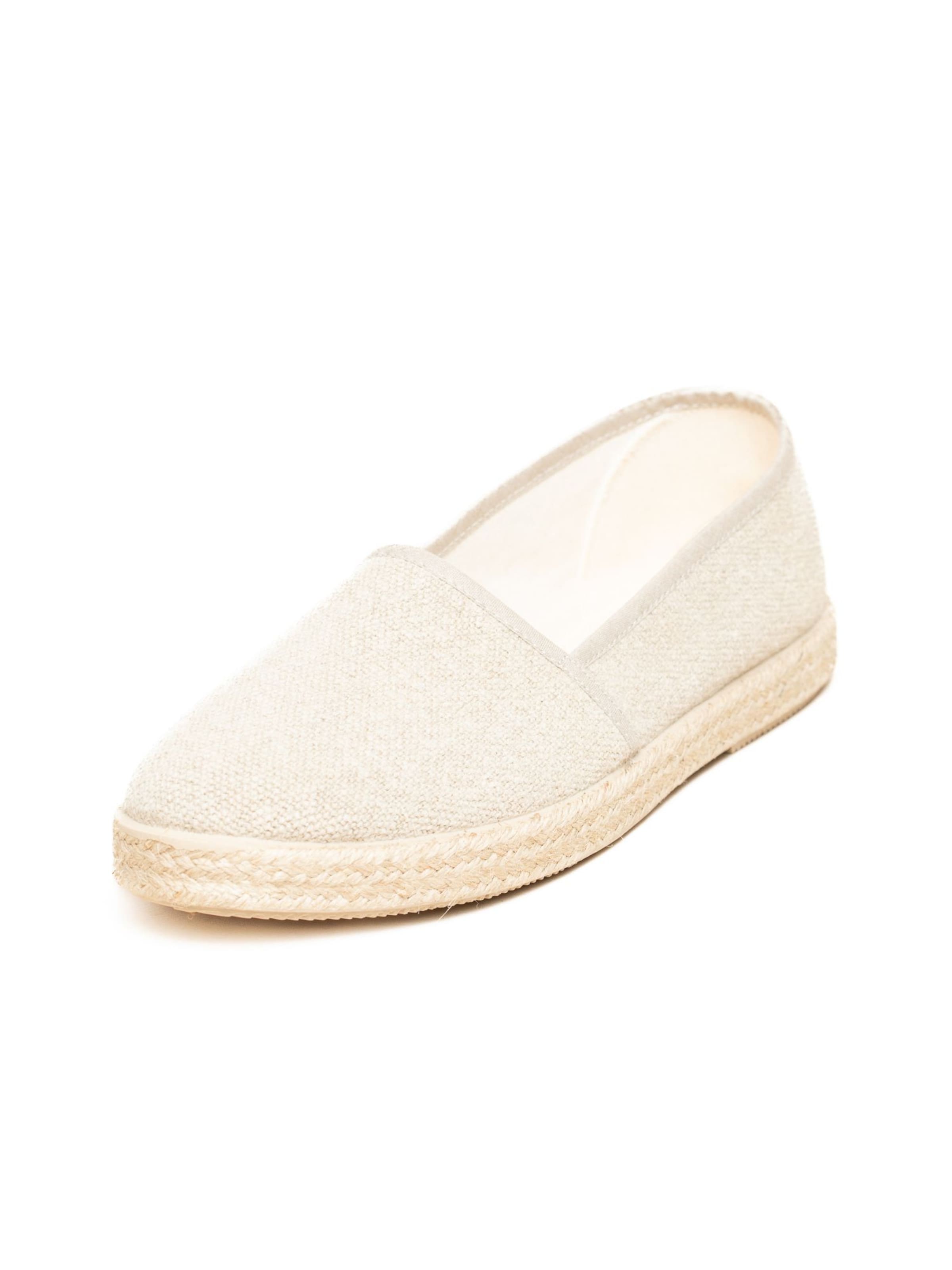 Gottstein Espadrilles 'Espadrille Camping Linen uni V'‌‌‌‌‌ in Beige: Vorderseite