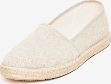 Gottstein Espadrilles 'Espadrille Camping Linen uni V' in Beige: front