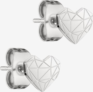 Boucles d'oreilles Liebeskind Berlin en argent : devant