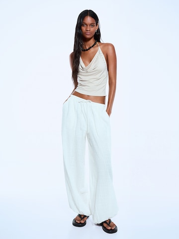 Bershka Top – bílá