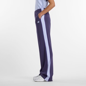 Regular Pantalon de sport new balance en violet