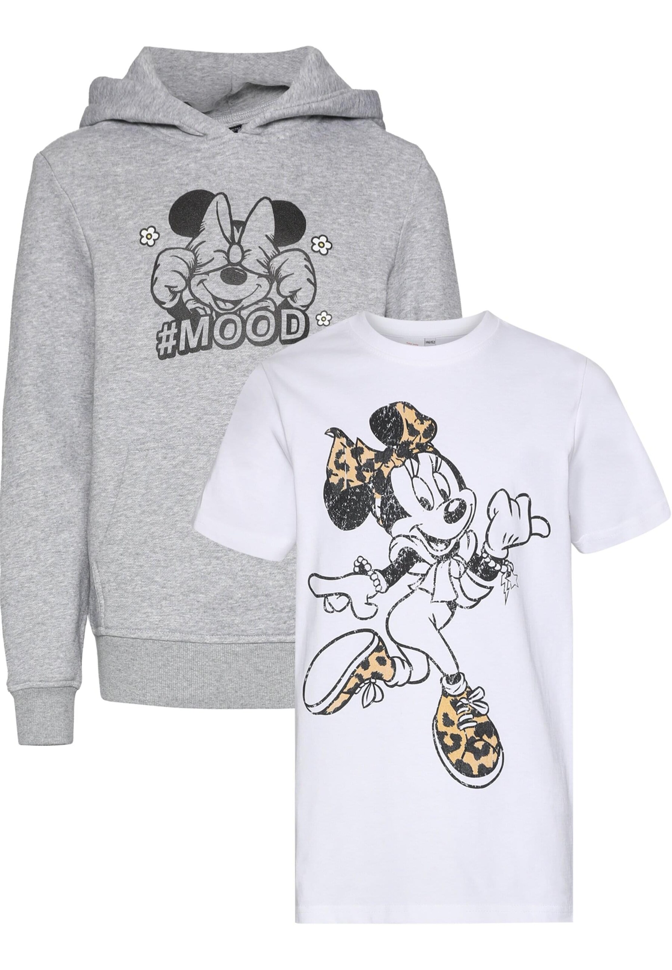 Set 'Minnie' Mister Tee en blanc : devant