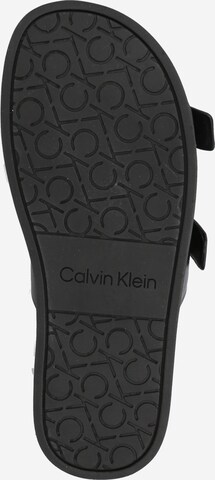 Calvin Klein Muiltjes 'ERGONOMIC SLIDE' in Zwart