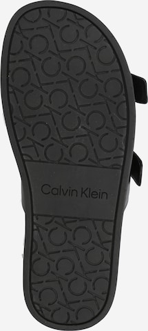 melns Calvin Klein Ādas čības 'ERGONOMIC SLIDE'