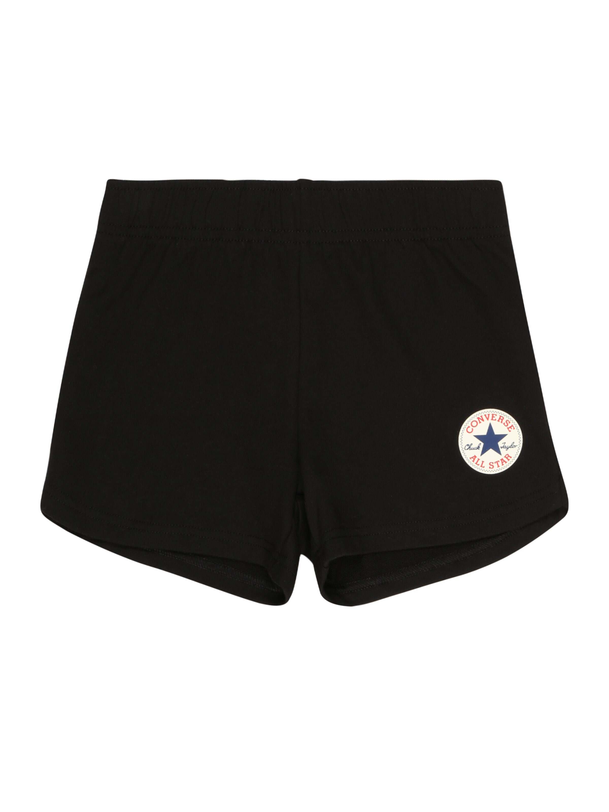 Pantaloni de la CONVERSE pe negru: față