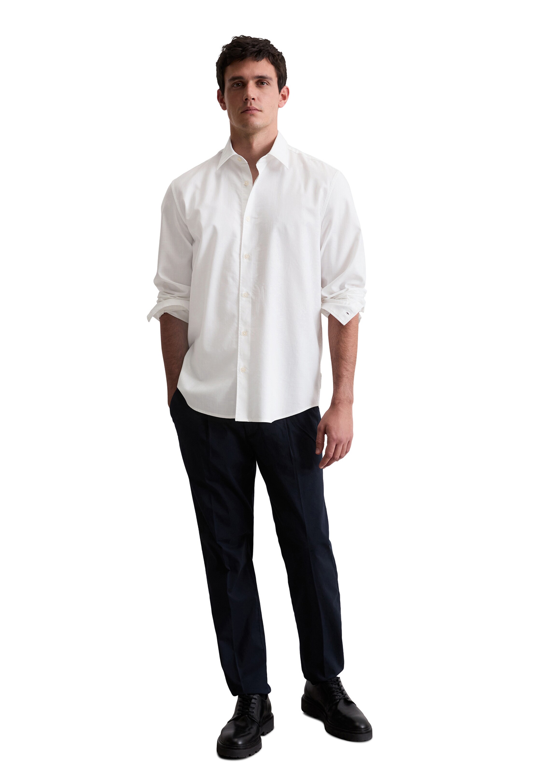 Marc O'Polo Slim fit Button Up Shirt in White
