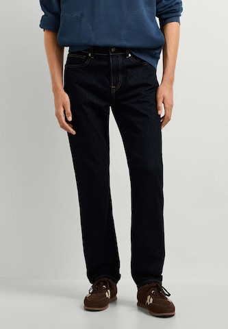 Coupe slim Jean ' HATCH ' Pepe Jeans en bleu : devant