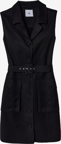 adl Shirt dress in Black: front
