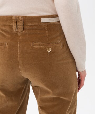 BRAX Regular Broek 'Mel' in Bruin