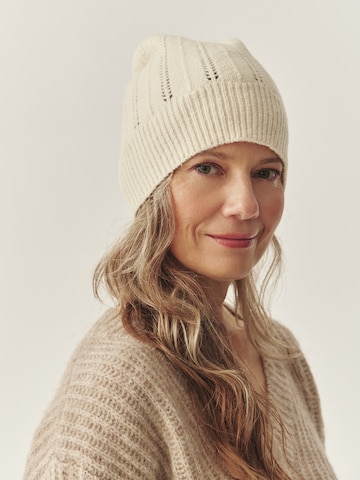 Bonnet 'Dera' TATUUM en blanc : devant
