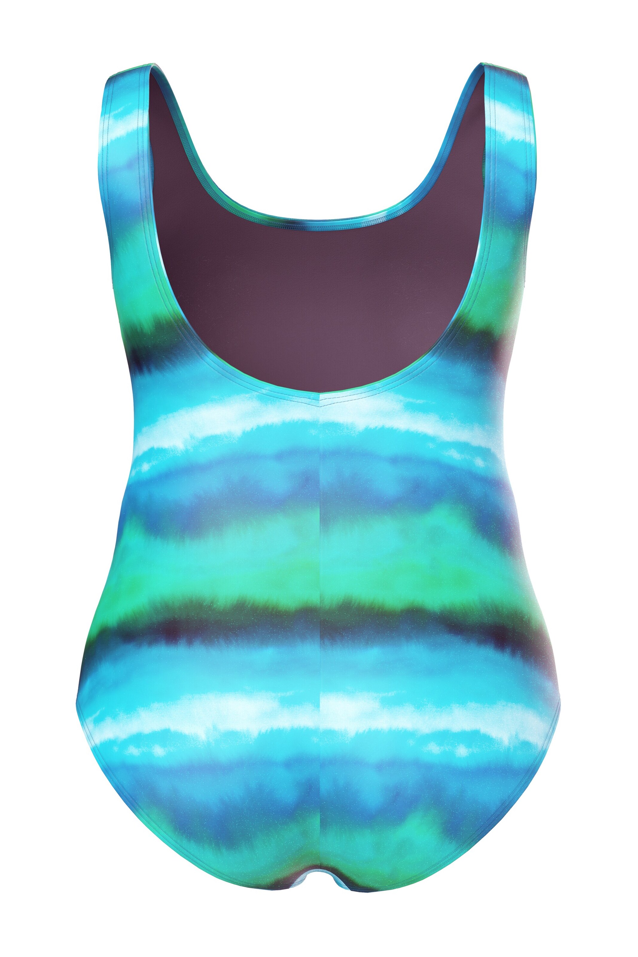 Ulla Popken T-shirt Swimsuit in Mixed colours