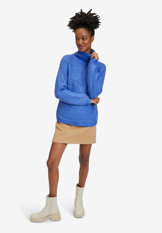 Cartoon Pullover in Blau