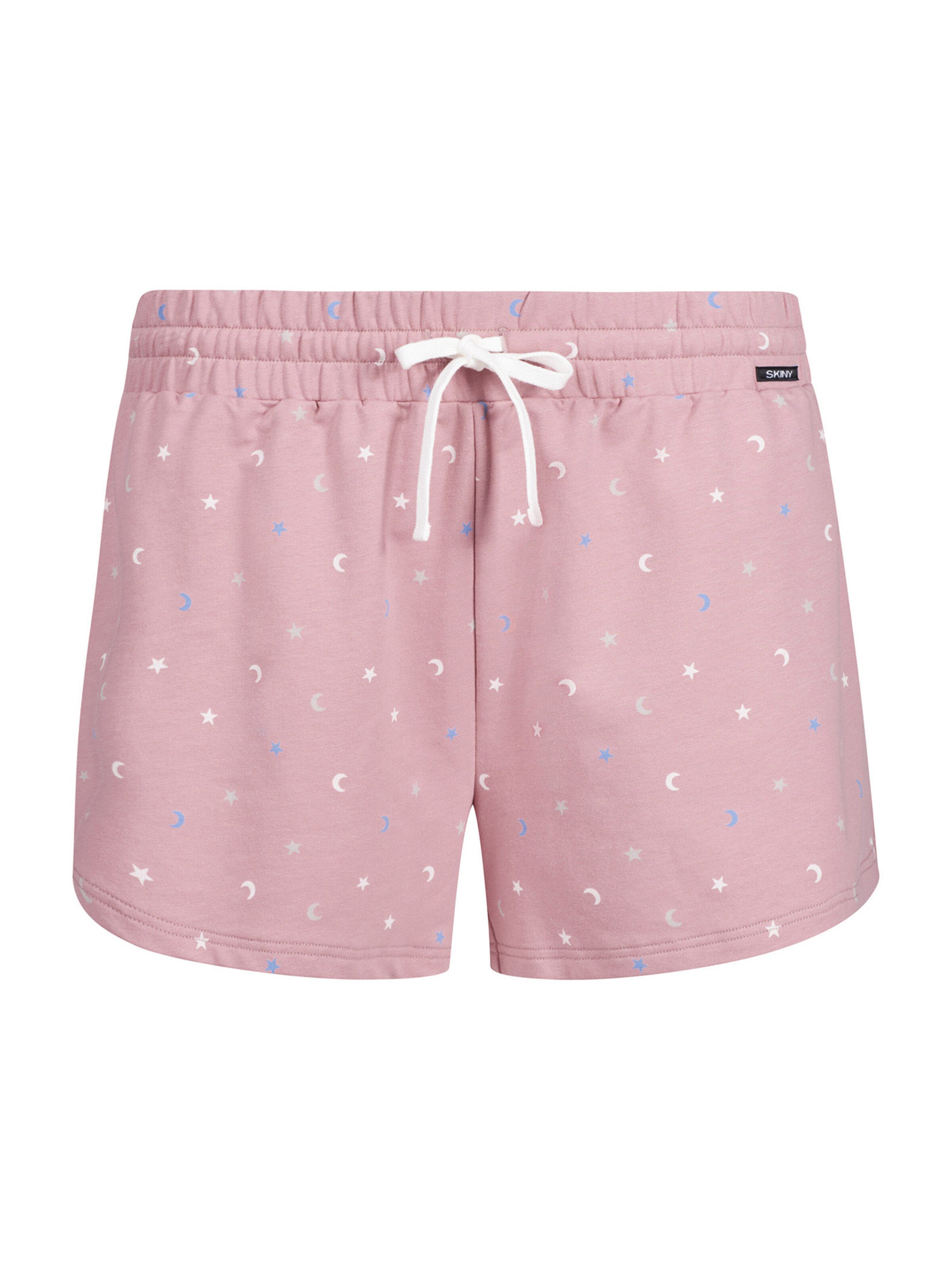 Skiny Pajama Pants 'Every Night' in Pink: front
