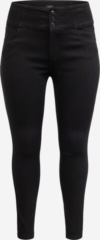 Vero Moda Curve Skinny Jeans 'DONNA' in Black: front