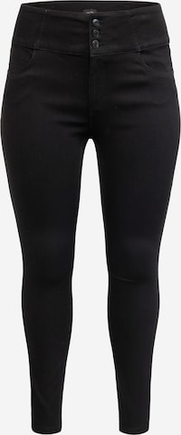 Vero Moda Curve Skinny Jeans 'DONNA' i svart: framsida