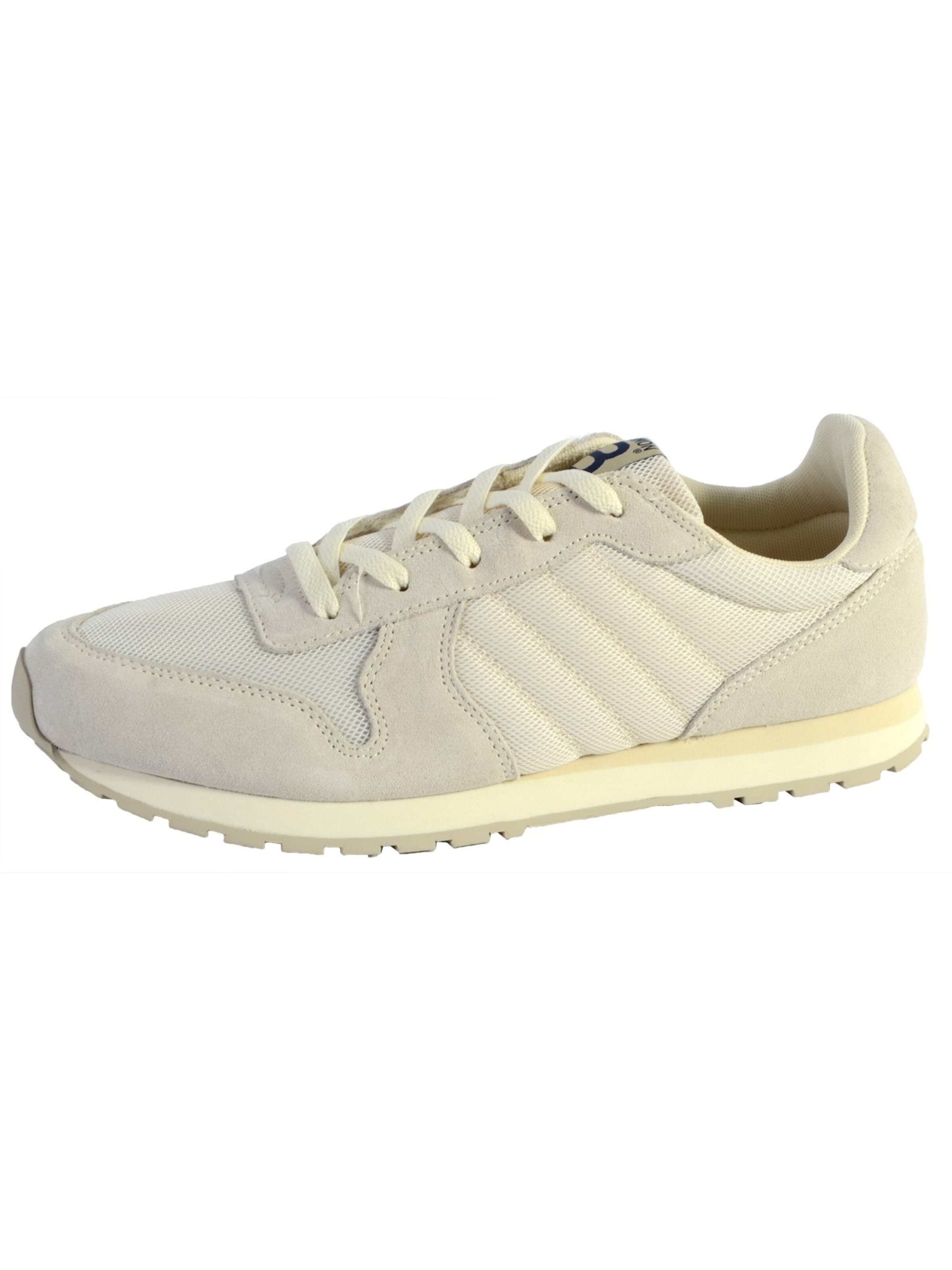 Bensimon Athletic lace-up shoe in Beige: front