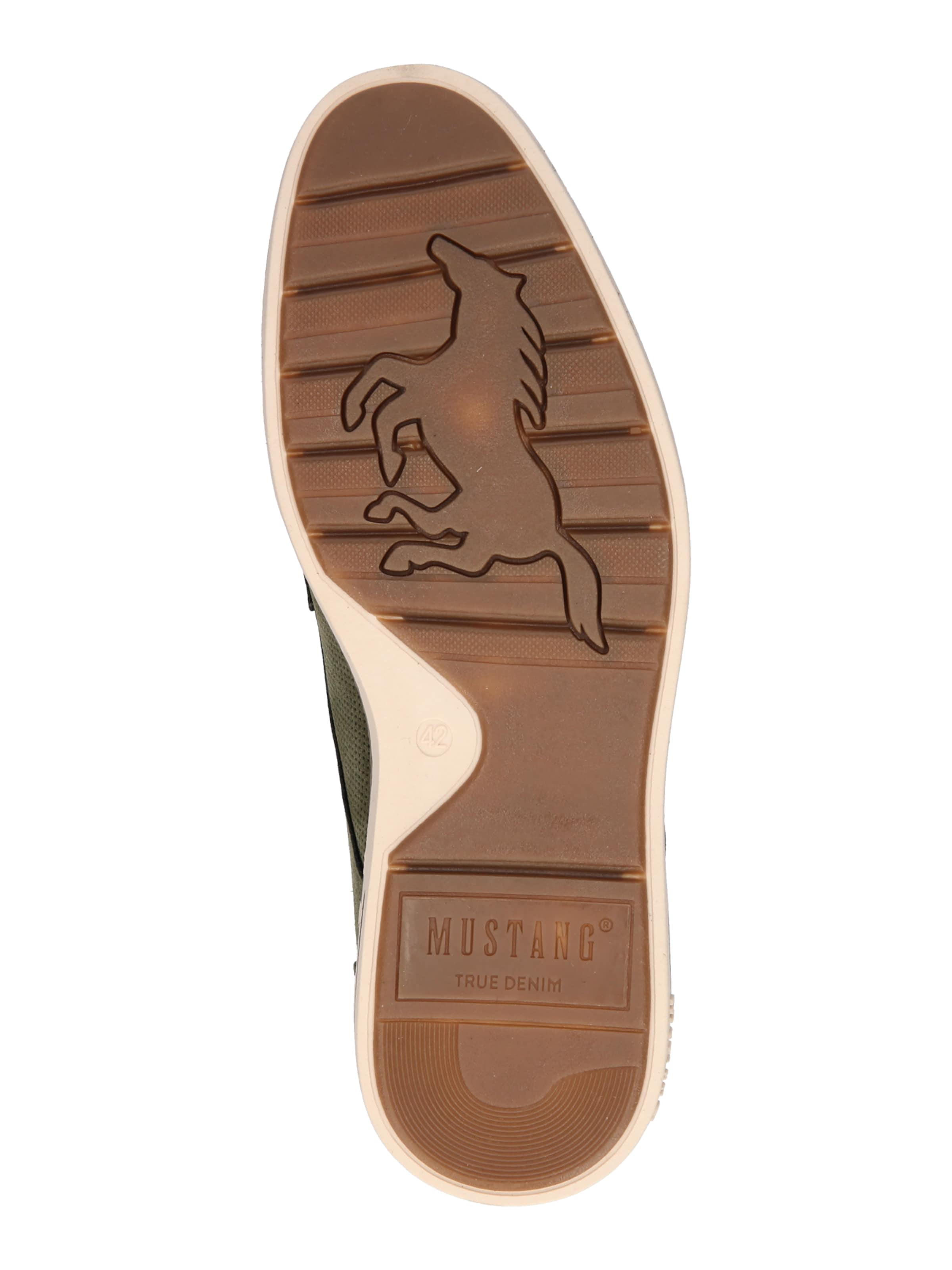 MUSTANG Veterschoen in Groen