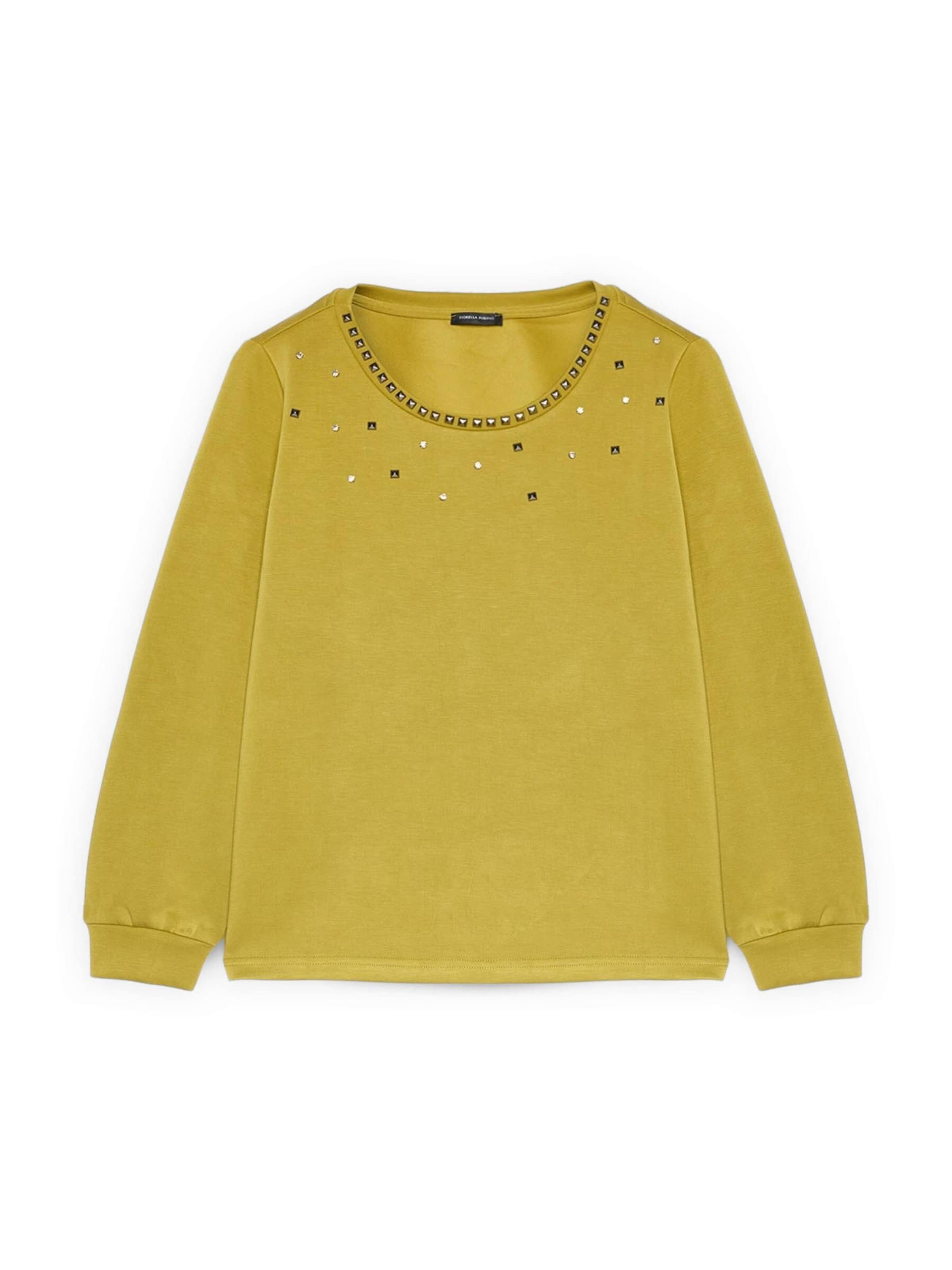 Pull-over Fiorella Rubino en jaune : devant