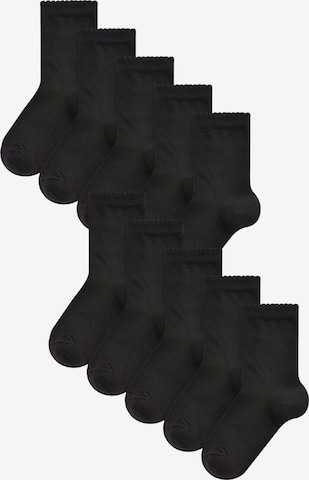 Next Socks in Black: front