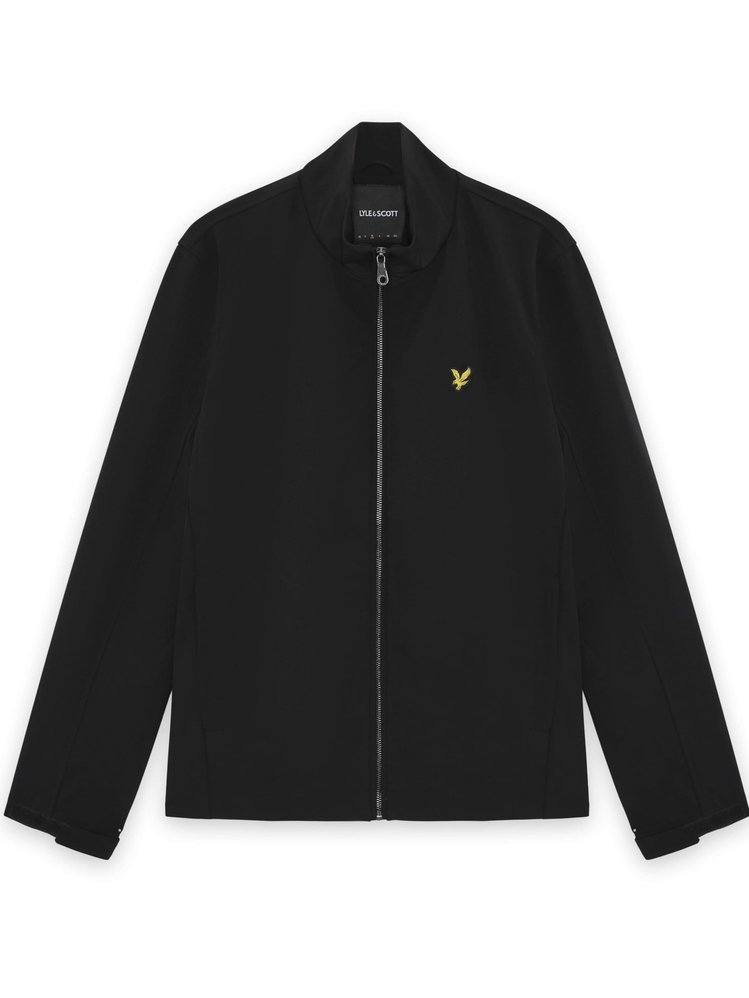 Lyle & Scott Functionele jas in Zwart: voorkant