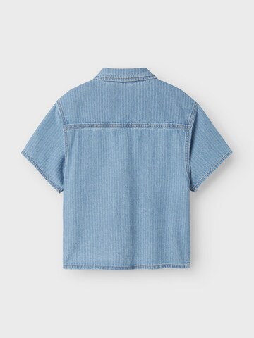 NAME IT Regular fit Overhemd in Blauw