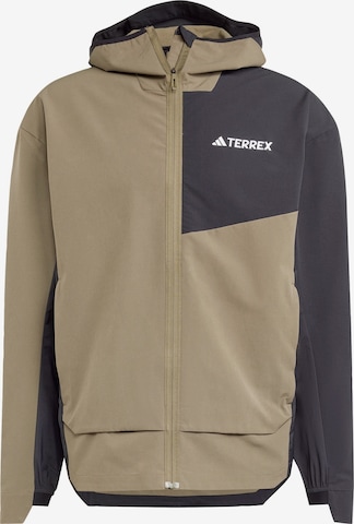 ADIDAS TERREX Outdoorjacke in Grün: Vorderseite
