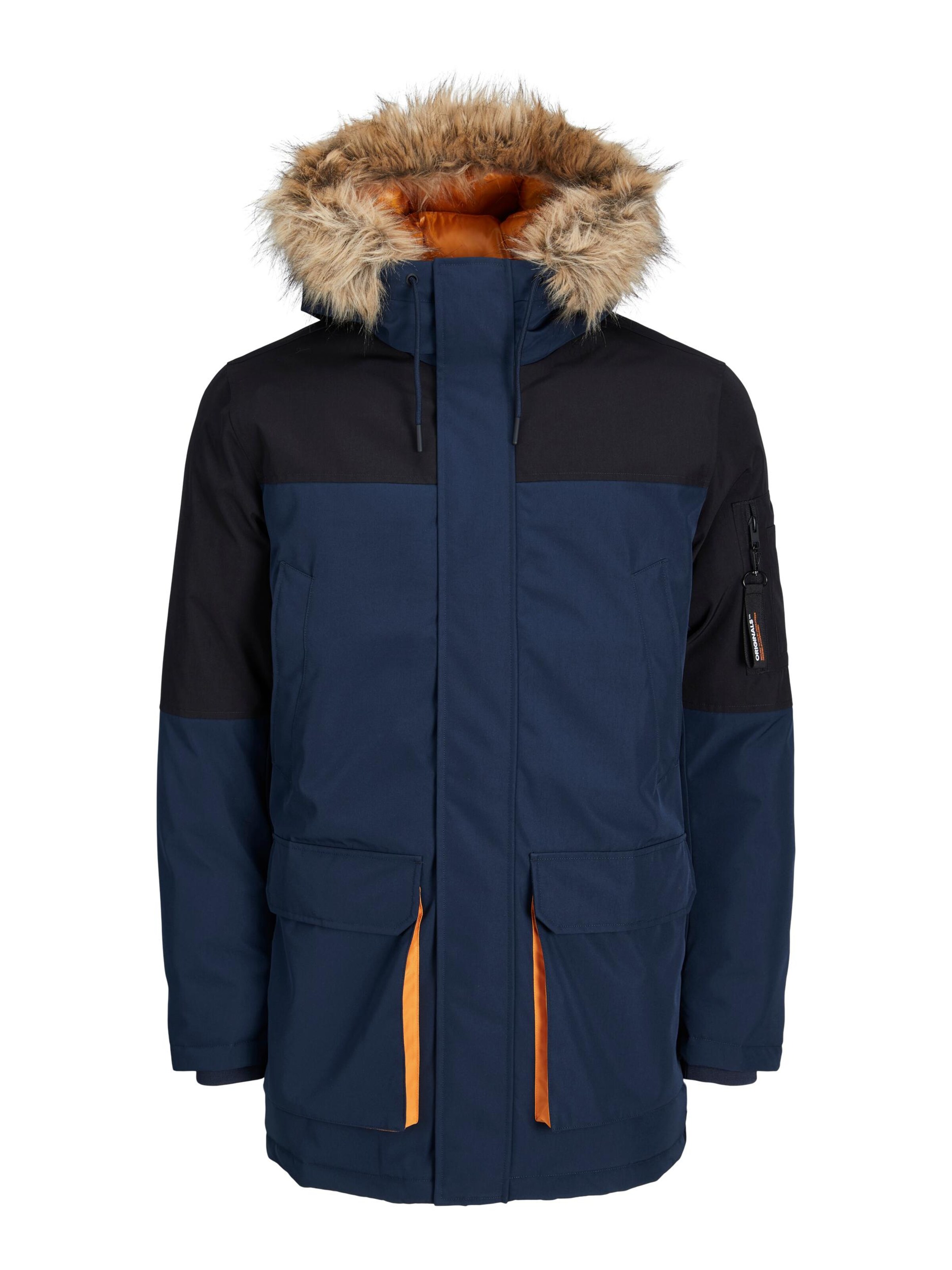 JACK JONES Winter Parka Saker in Dark Blue ABOUT YOU
