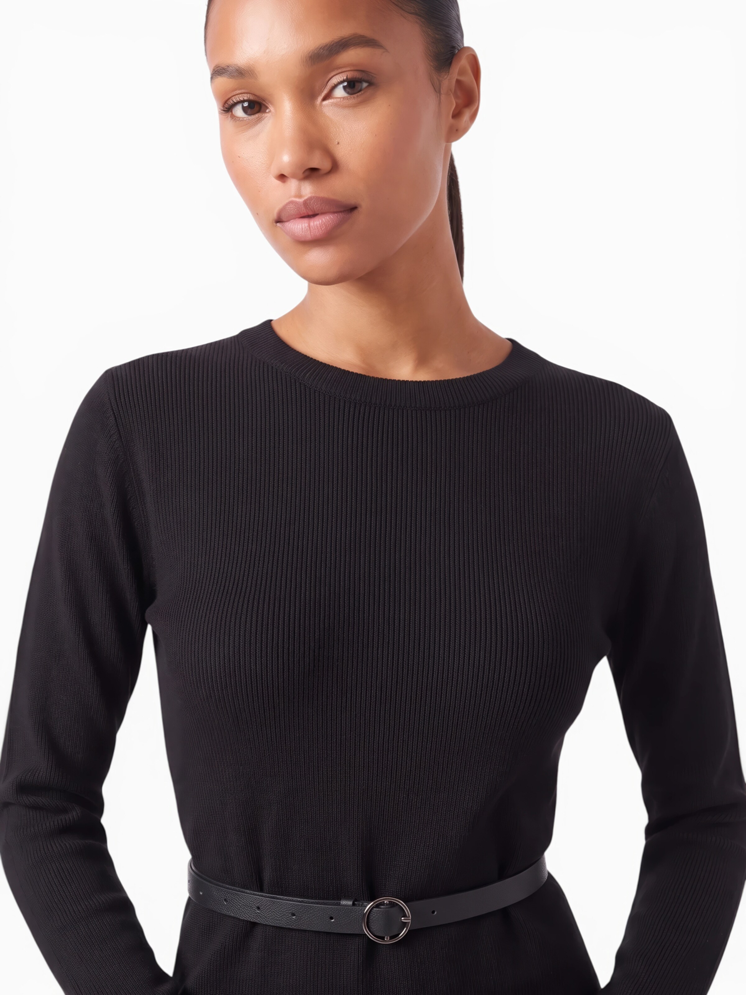 ABOUT YOU Kleid  'Paris' in Schwarz: Vorderseite
