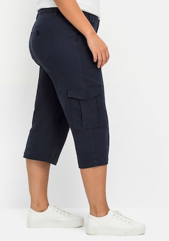 SHEEGO Regular Cargohose in Blau