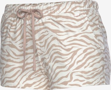 LASCANA Pajama Pants in Beige